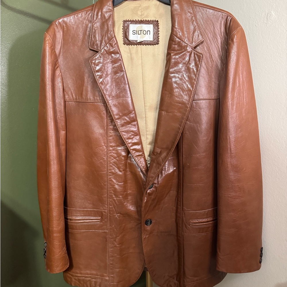 Men's Brown Leather Jacket